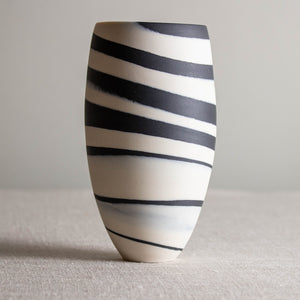 Black and White Porcelain Vessel 2