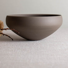 Load image into Gallery viewer, Dark Walnut Vessel with Curled Rim
