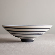 Load image into Gallery viewer, Black and White Porcelain Vessel 4
