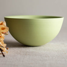 Load image into Gallery viewer, Small Pea Green Porcelain Bowl
