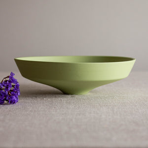 Pea Green Porcelain Vessel 9