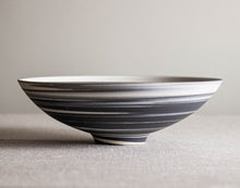 Load image into Gallery viewer, Black and White Porcelain Vessel 5
