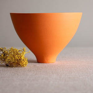 Orange Porcelain Vessel 3