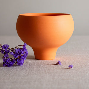 Orange Porcelain Vessel 5