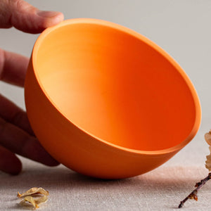 Orange Porcelain Vessel 1