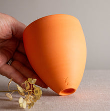 Load image into Gallery viewer, Orange Porcelain Vessel 6
