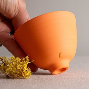 Orange Porcelain Vessel 8