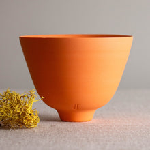 Load image into Gallery viewer, Orange Porcelain Vessel 8
