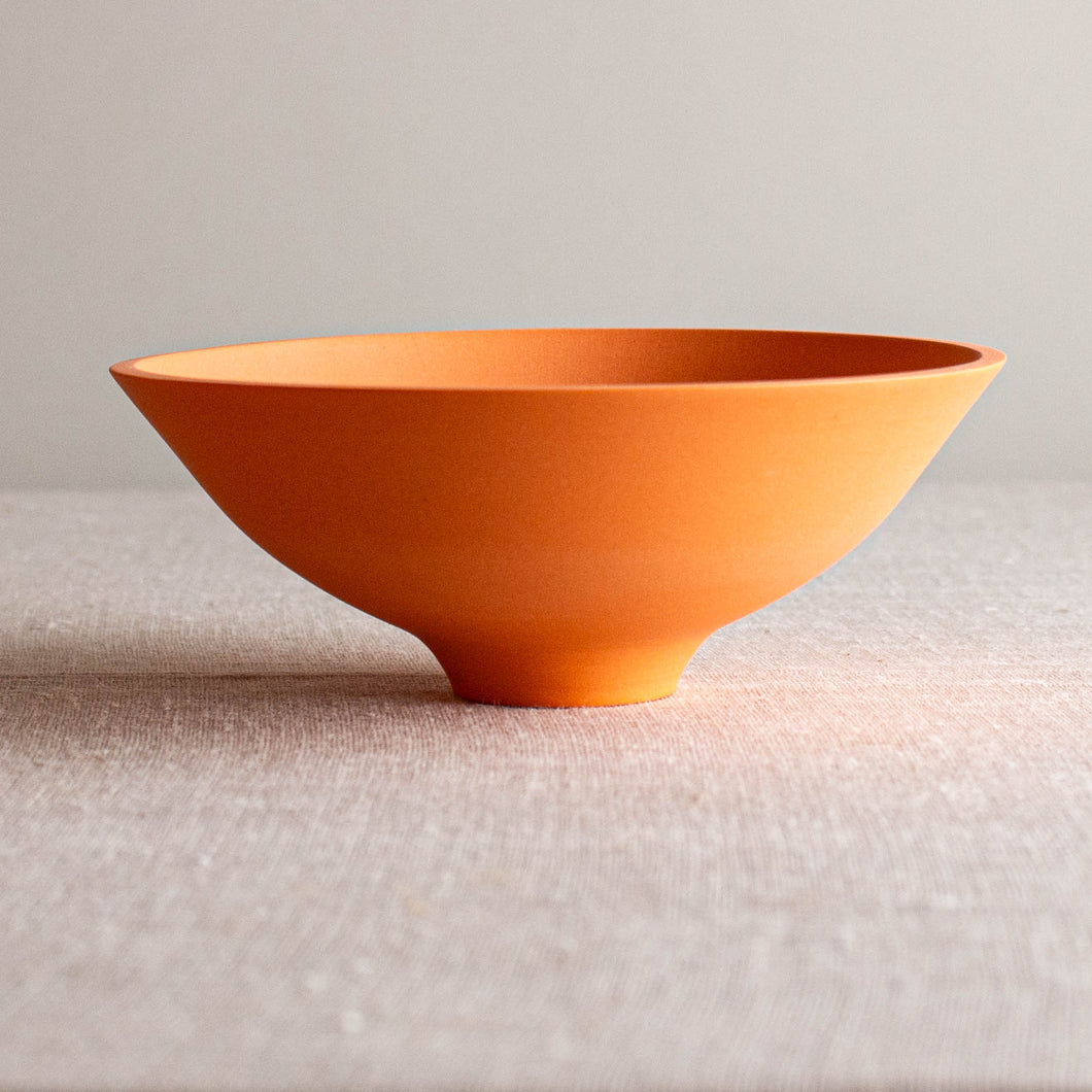 Orange Porcelain Bowl