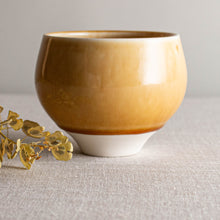 Load image into Gallery viewer, Butterscotch Glazed Small Tea Bowl Form
