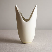 Load image into Gallery viewer, Vessel with Deeply Carved Rim in Matte Ivory
