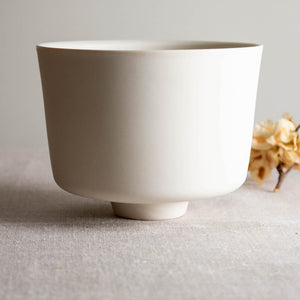 Crystalline White Matte Vessel 4