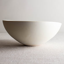 Load image into Gallery viewer, Matte White Vessel with High and Low Rim
