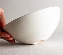 Load image into Gallery viewer, Matte White Vessel with High and Low Rim
