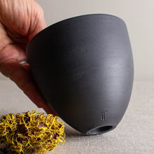 Load image into Gallery viewer, Black Porcelain Vessel 10
