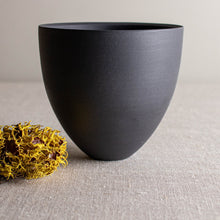 Load image into Gallery viewer, Black Porcelain Vessel 10
