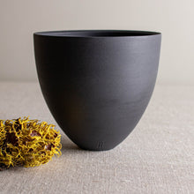 Load image into Gallery viewer, Black Porcelain Vessel 10
