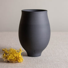 Load image into Gallery viewer, Small Black Porcelain Vessel
