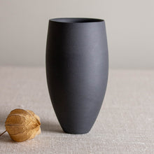 Load image into Gallery viewer, Small Black Porcelain Vessel 2
