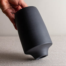 Load image into Gallery viewer, Black Porcelain Vessel 7
