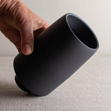 Load image into Gallery viewer, Black Porcelain Vessel 7
