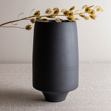Load image into Gallery viewer, Black Porcelain Vessel 7

