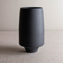 Load image into Gallery viewer, Black Porcelain Vessel 7
