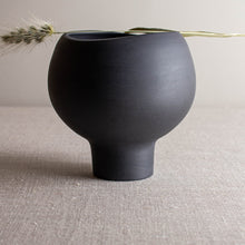 Load image into Gallery viewer, Black Porcelain Vessel 9
