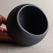 Load image into Gallery viewer, Black Porcelain Vessel 9
