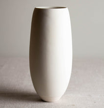 Load image into Gallery viewer, Crystalline White Matte Vase Form
