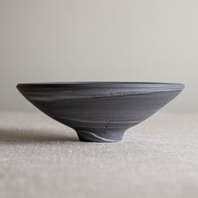 Load image into Gallery viewer, Marbled Grey and White Vessel
