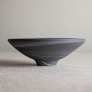 Marbled Grey and White Vessel