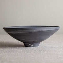 Load image into Gallery viewer, Marbled Grey and White Vessel
