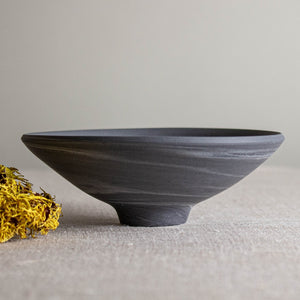 Marbled Grey and White Vessel