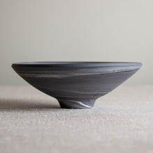 Load image into Gallery viewer, Marbled Grey and White Vessel
