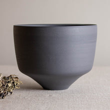 Load image into Gallery viewer, Dark Grey Porcelain Vessel
