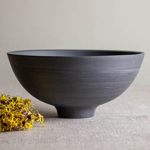 Marbled Grey Porcelain Bowl