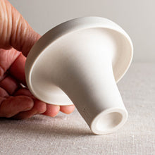 Load image into Gallery viewer, Small Sculptural Vessel in Matte White
