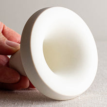 Load image into Gallery viewer, Small Sculptural Vessel in Matte White
