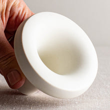 Load image into Gallery viewer, Small Sculptural Vessel in Matte White
