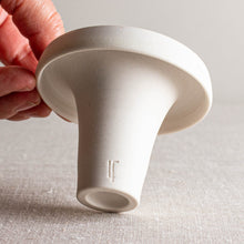 Load image into Gallery viewer, Small Sculptural Vessel in Matte White
