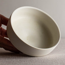 Load image into Gallery viewer, Matte White Glazed Pedestal Vessel
