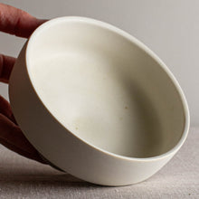 Load image into Gallery viewer, Matte White Glazed Pedestal Vessel
