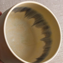 Load image into Gallery viewer, Deep Yellow Porcelain Vessel with Manganese Line
