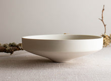 Load image into Gallery viewer, Crystalline Matte White Sparkling Bowl
