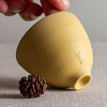 Load image into Gallery viewer, Small Deep Yellow Porcelain Vessel 2
