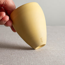 Load image into Gallery viewer, SMall Deep Yellow Porcelain Vessel
