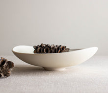 Load image into Gallery viewer, Open Form with Altered Rim in Matte Ivory
