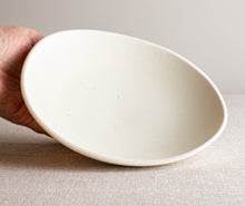 Load image into Gallery viewer, Open Form with Altered Rim in Matte Ivory
