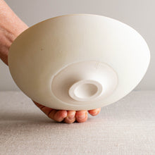 Load image into Gallery viewer, Open Form with Altered Rim in Matte Ivory
